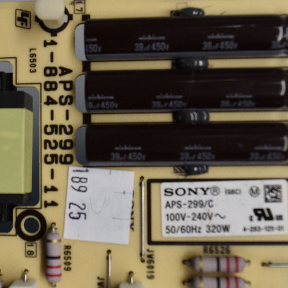 Sony 1-474-330-11 (APS-299/C, APS-299/CW(CH)) G6 Power Supply Bo